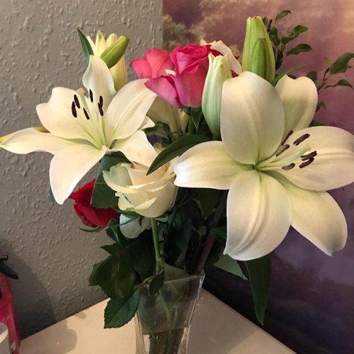 Ramo de flores con lilys
